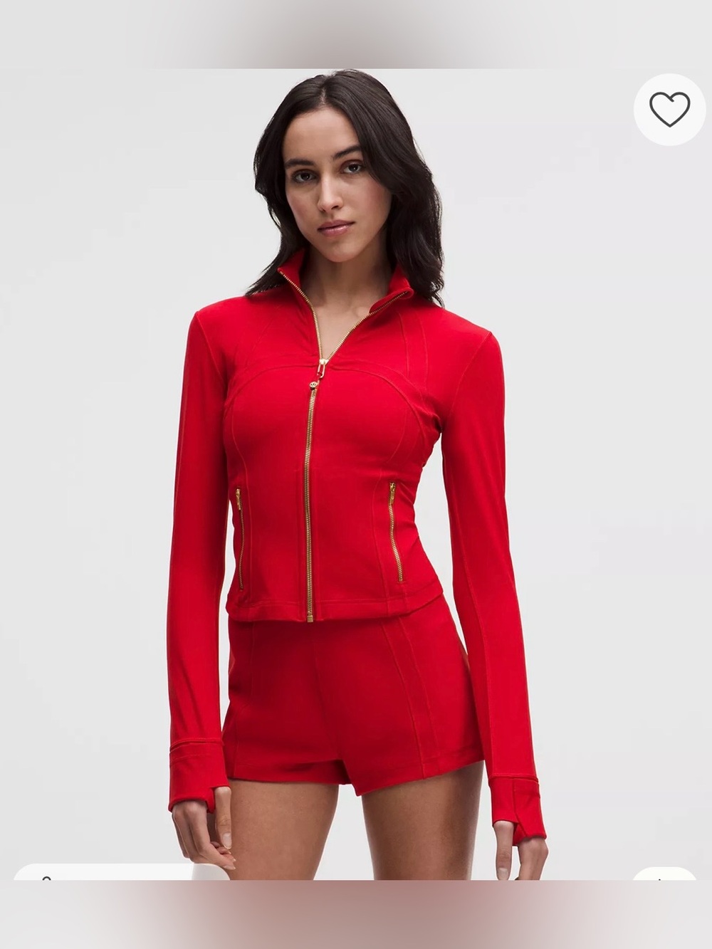 Lululemon 🍋 Lunar Year Cropped Define Jacket in Oxford Red